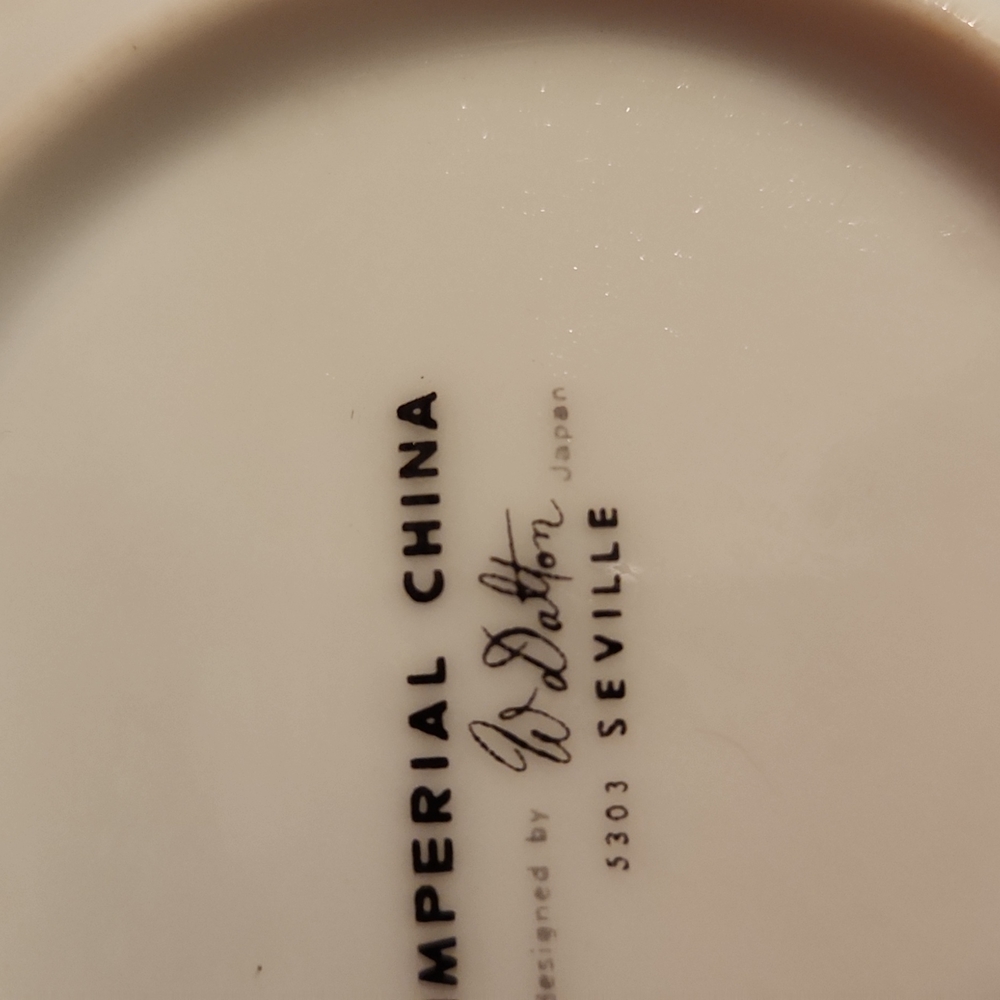 *SEVILLE GRAVY BOAT IMPERIAL CHINA - Picture 3 of 4
